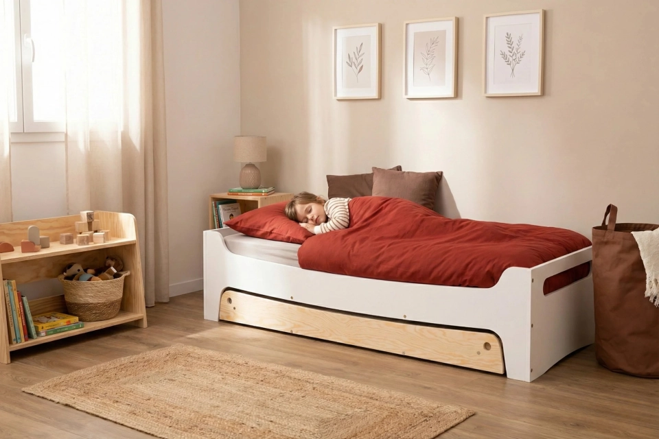 Łóżko z szufladą - praktyczne rozwiązanie dla małych wnętrz